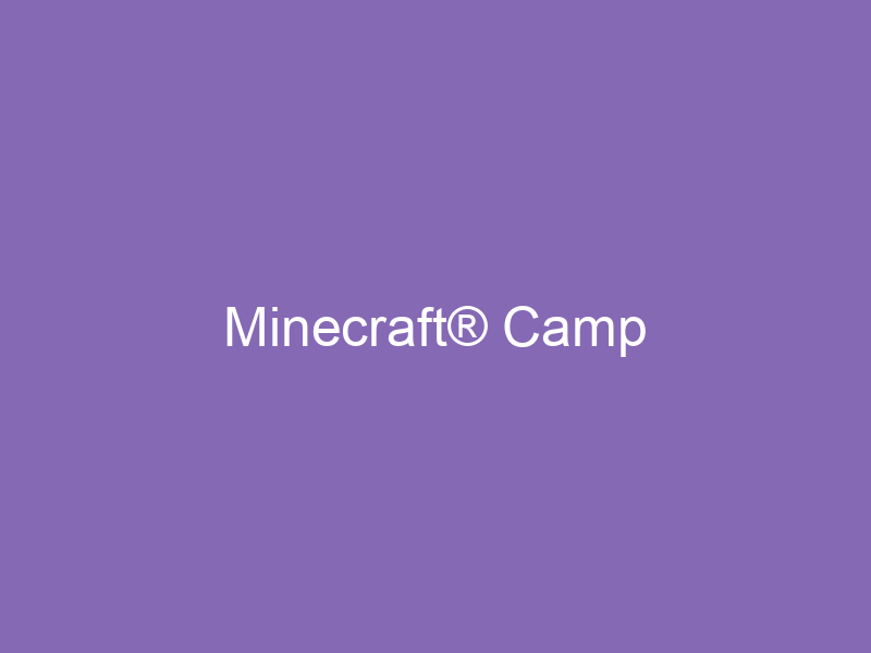Fun Minecraft® Camp Camp!